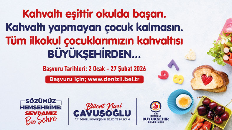 Denizli’de Beslenme Desteği Projesi Genişletildi: Yeni Yılda Daha Fazla Öğrenciye Yardım